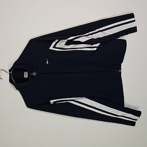 NIKE blue and white small zip up jacket